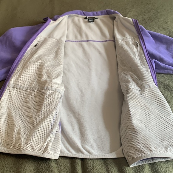 L.L. Bean Polartec purple jacket. Size large - Picture 8 of 12